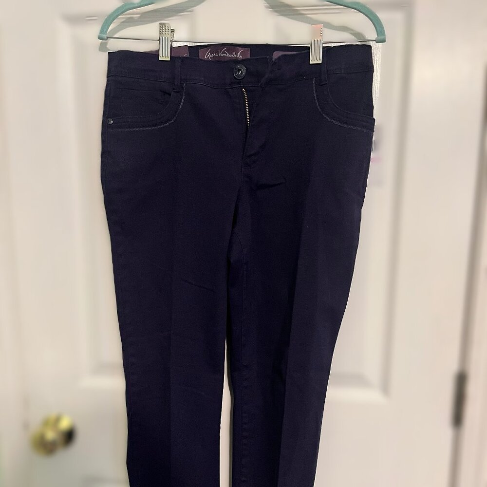 NWT Gloria Vanderbilt Purple Jeans - Picture 2 of 11